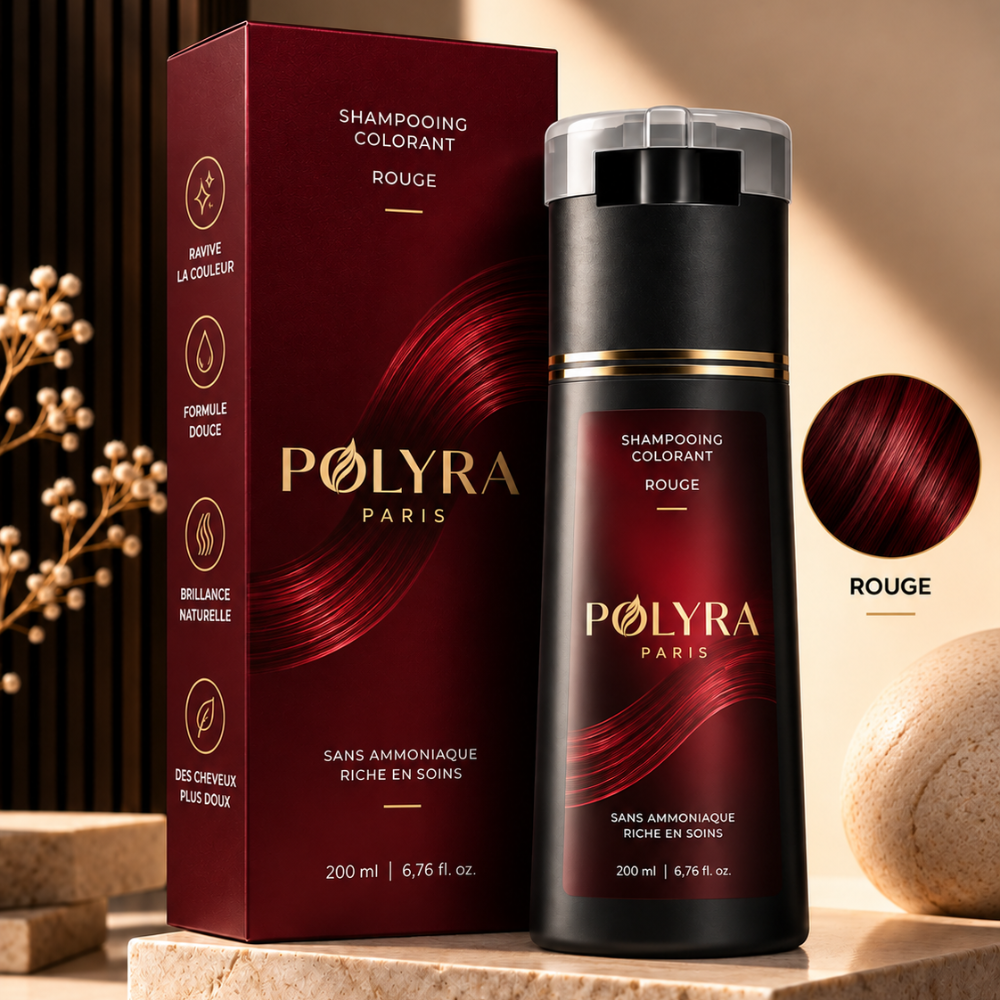 Shampooing colorant pour cheveux gris