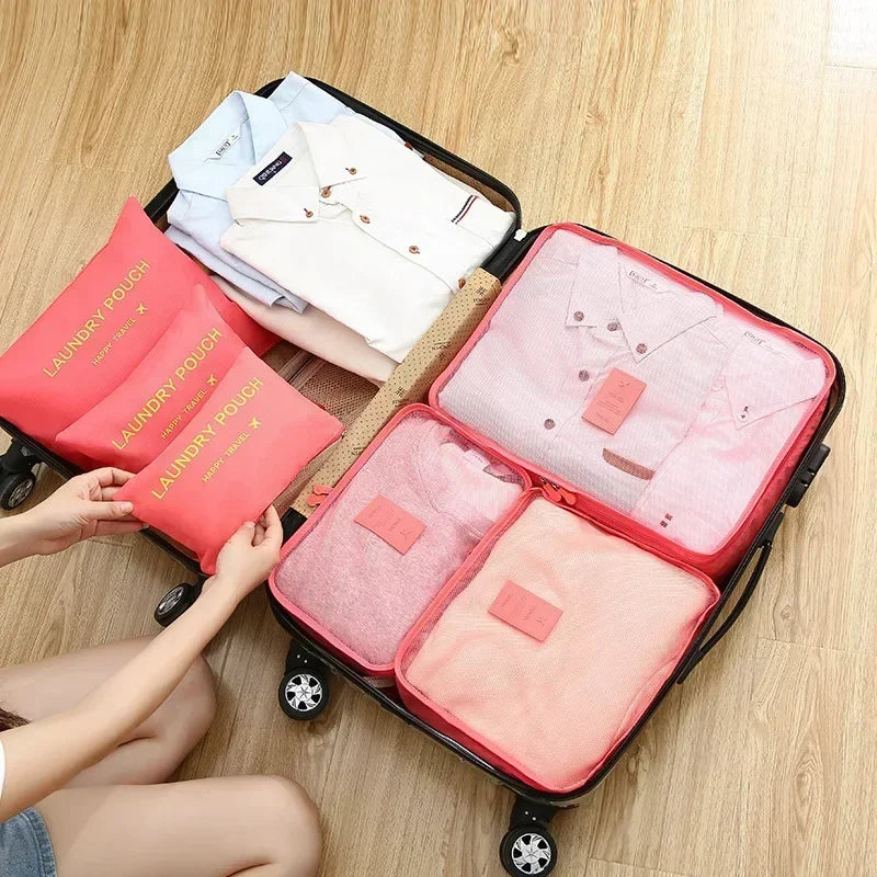 Pochette de voyage 6pcs | TravelBags™