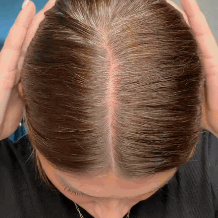 Shampooing colorant pour cheveux gris