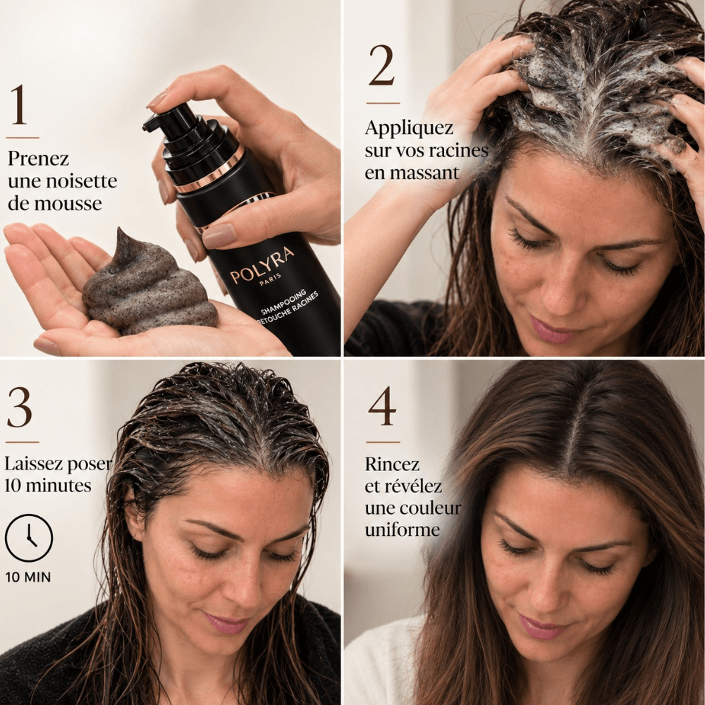 Shampooing colorant pour cheveux gris - Zeluxy