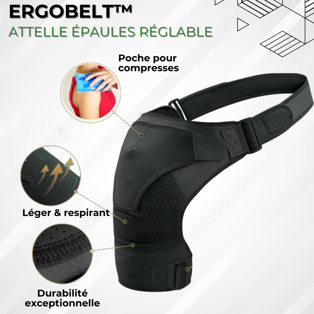 ErgoBelt™|Attelle épaule réglable