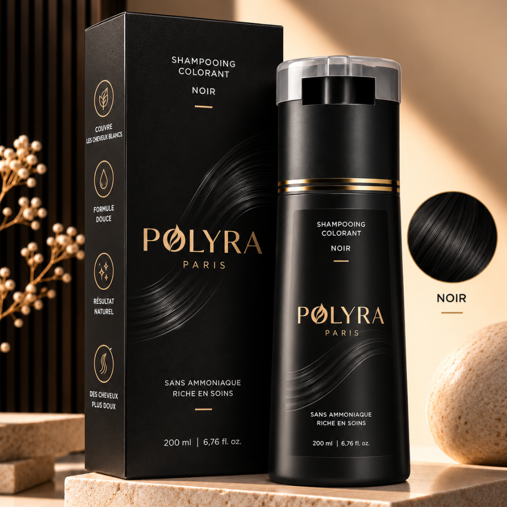 Shampooing colorant pour cheveux gris