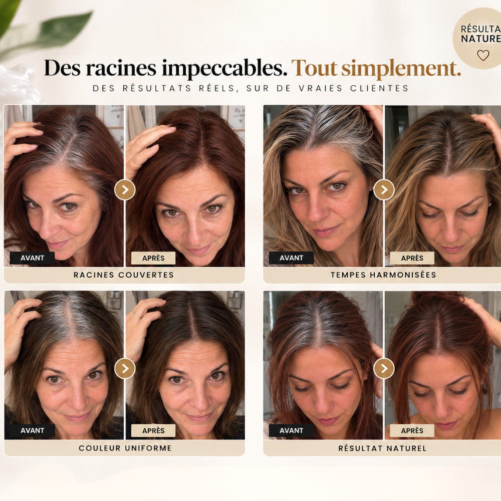 Shampooing colorant pour cheveux gris