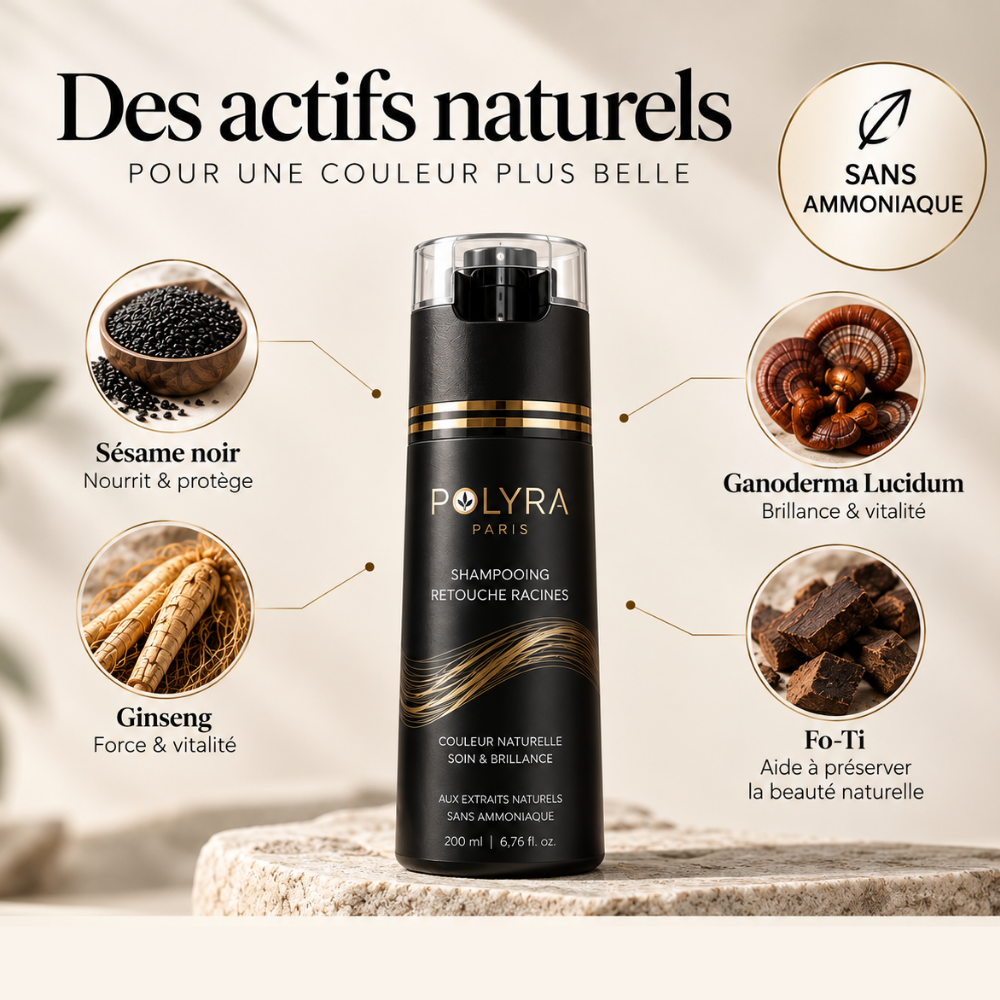 Shampooing colorant pour cheveux gris