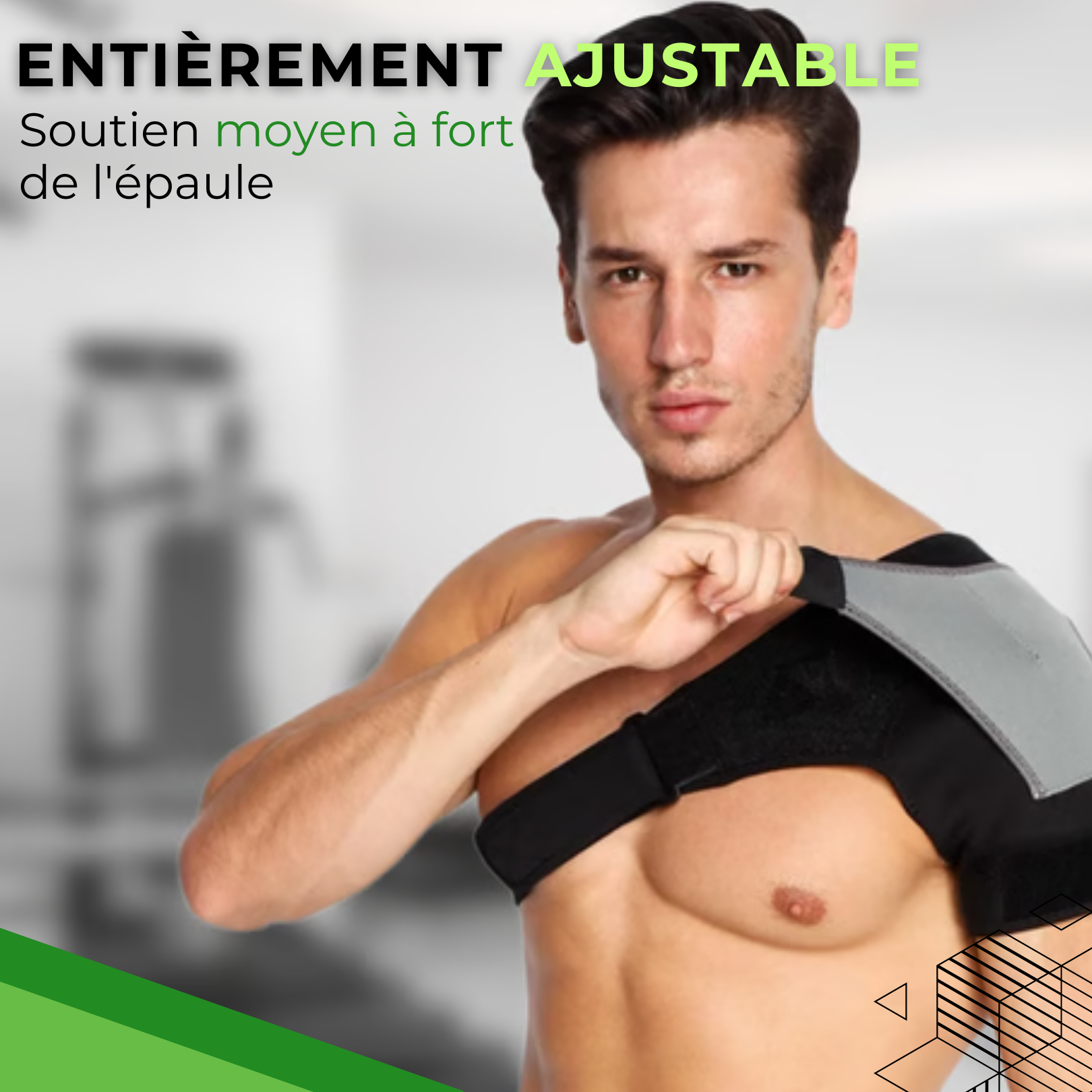 ErgoBelt™|Attelle épaule réglable