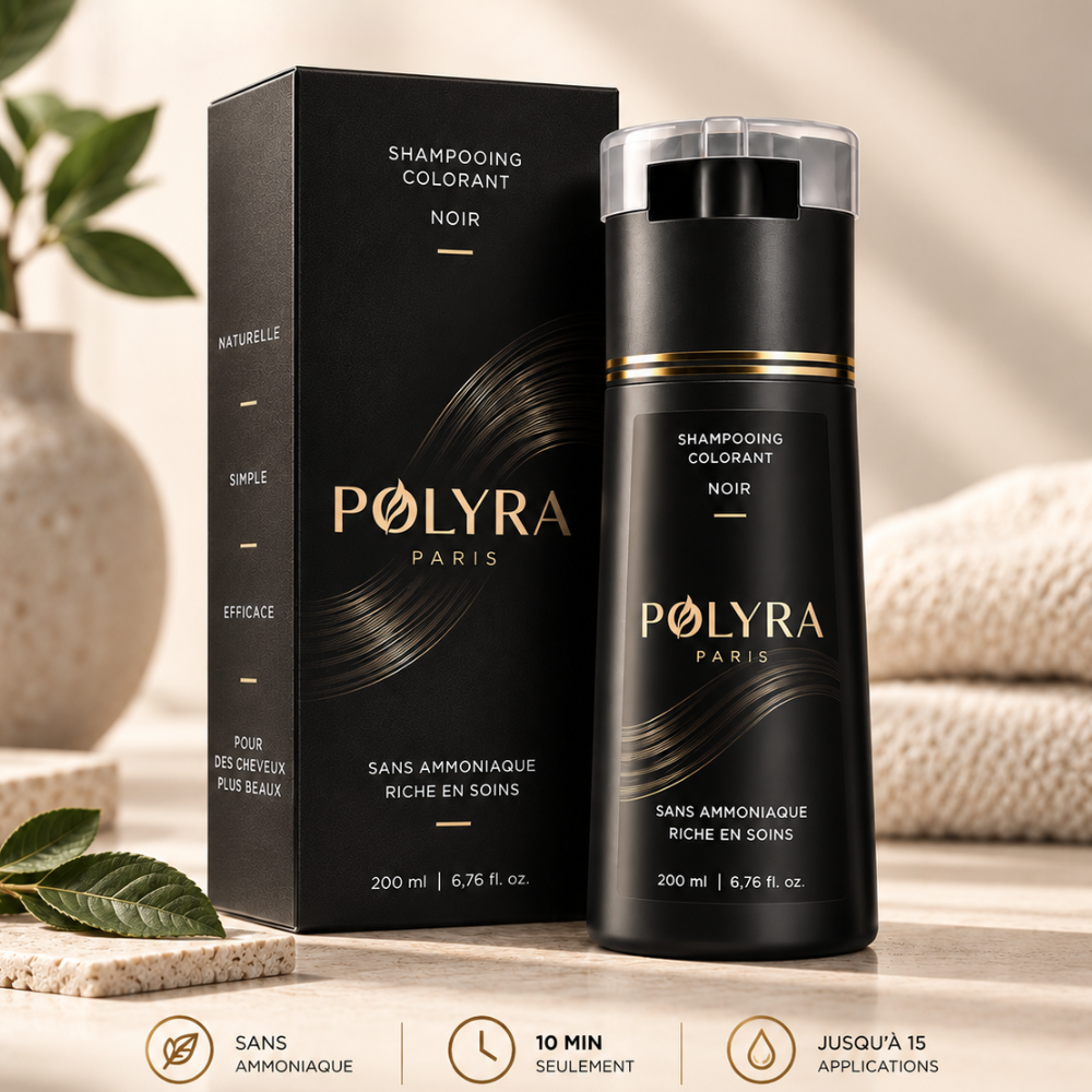 Shampooing colorant pour cheveux gris