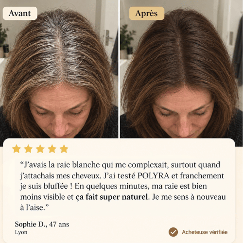 Shampooing colorant pour cheveux gris