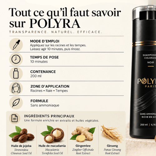 Shampooing colorant pour cheveux gris