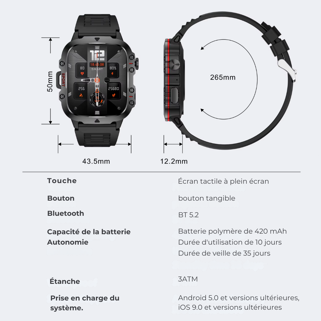 Durax™ | Military Smartwatch 