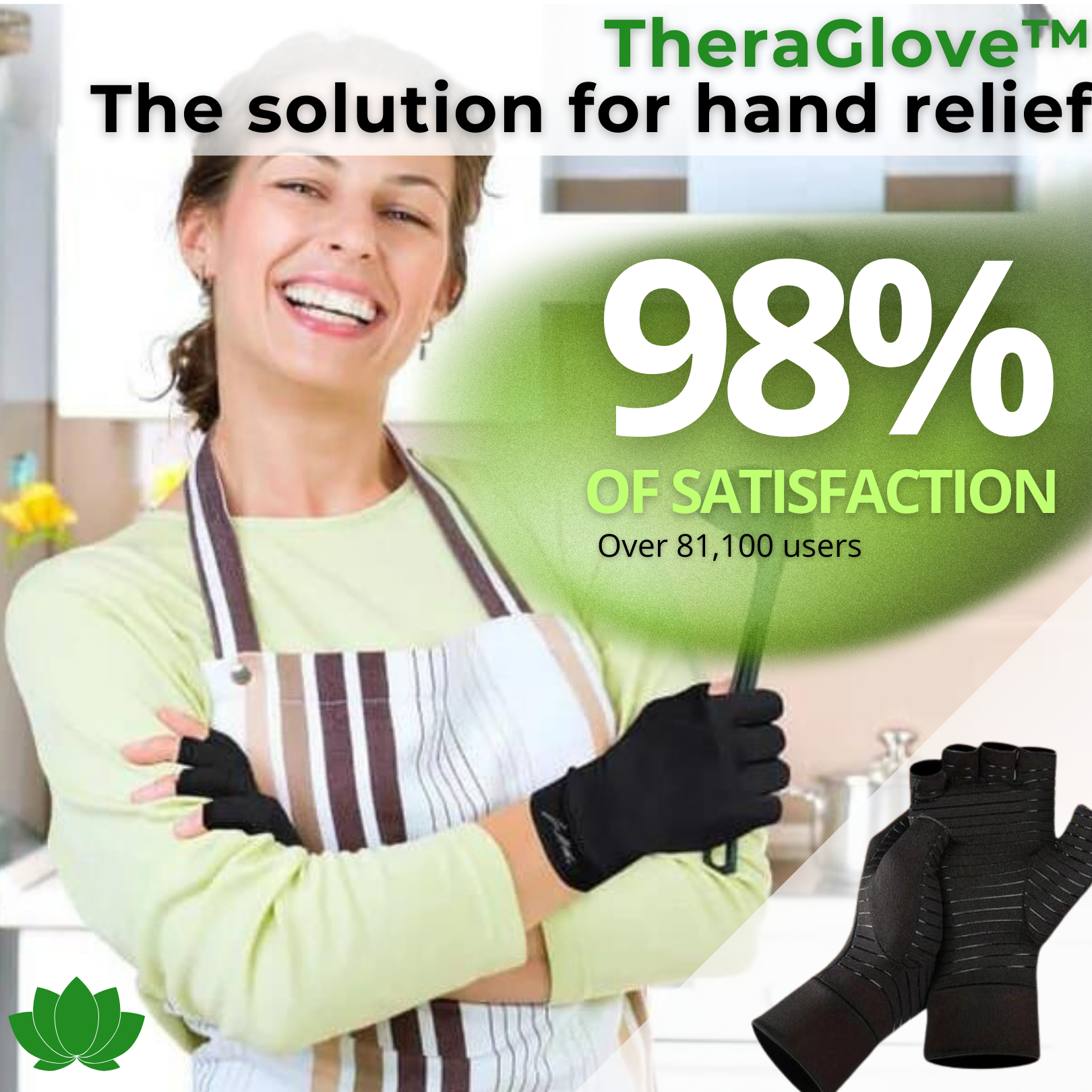 TheraGlove™ | Copper Therapy Gloves for Hand Pain