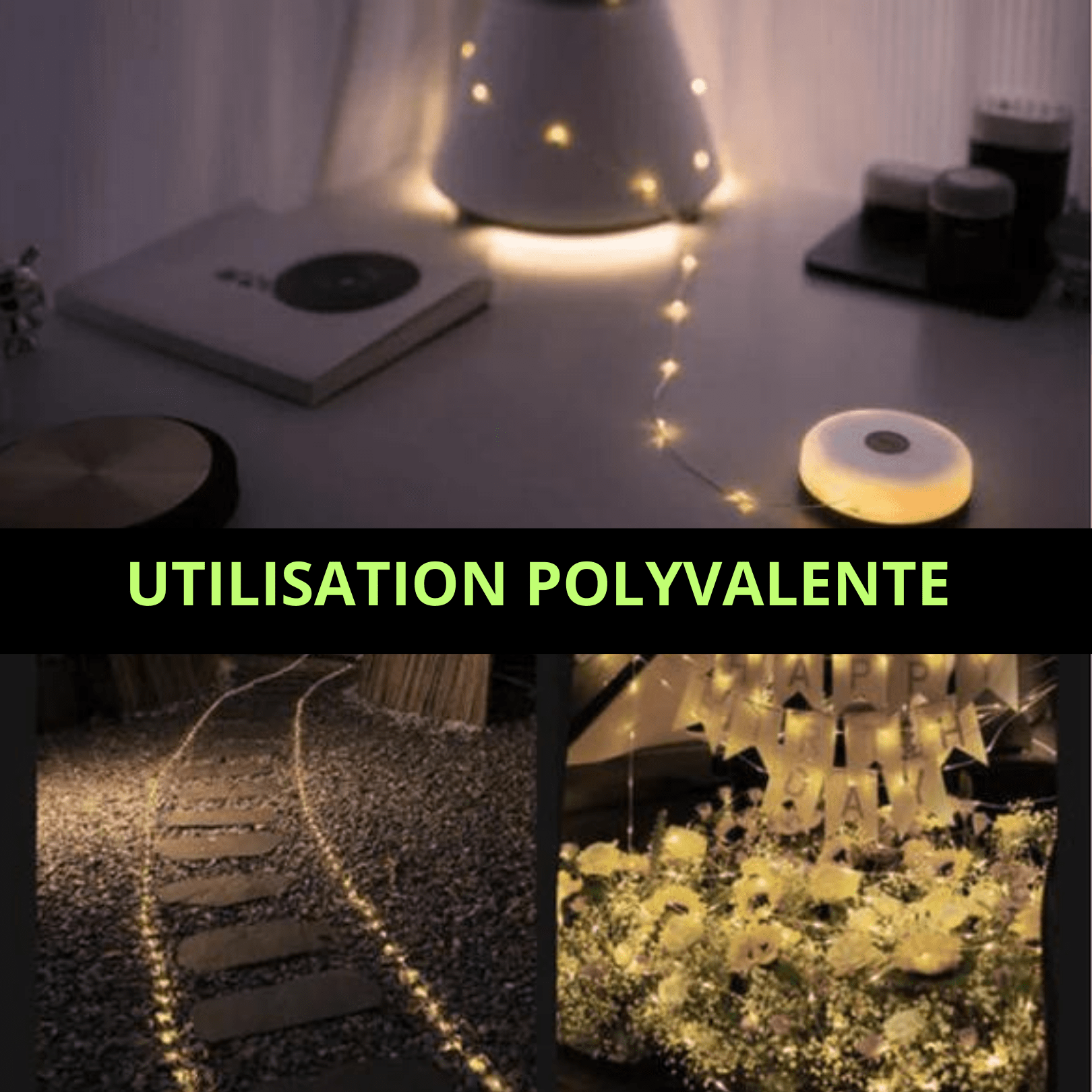 Lumino™ | Guirlande lumineuse Étanche - Zeluxy