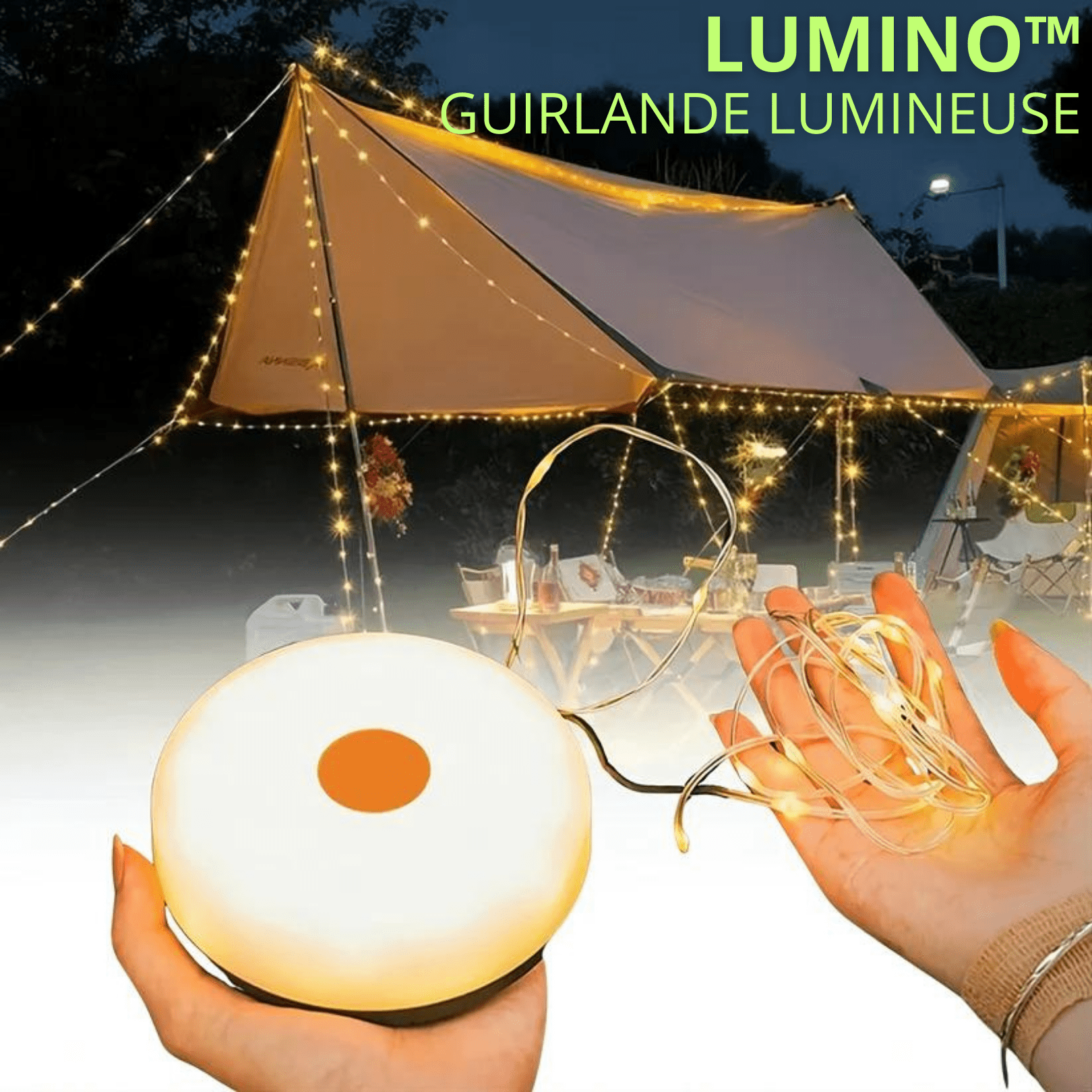 Lumino™ | Guirlande lumineuse Étanche - Zeluxy