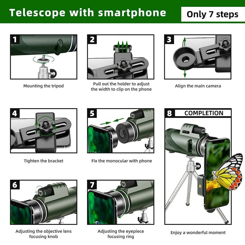 OptiZoom™ | Télescope Portable - Zeluxy