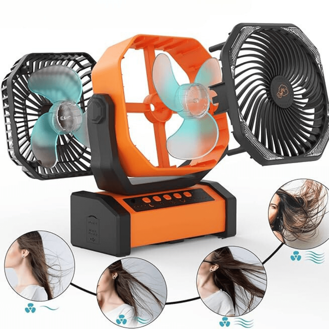 PowerBreeze™ | Ventilateur lumineux portable - Zeluxy