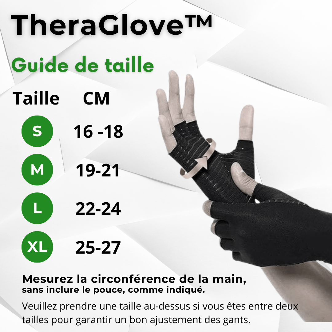 TheraGlove™ | Gants de thérapie au cuivre pour les douleurs à la main - Zeluxy